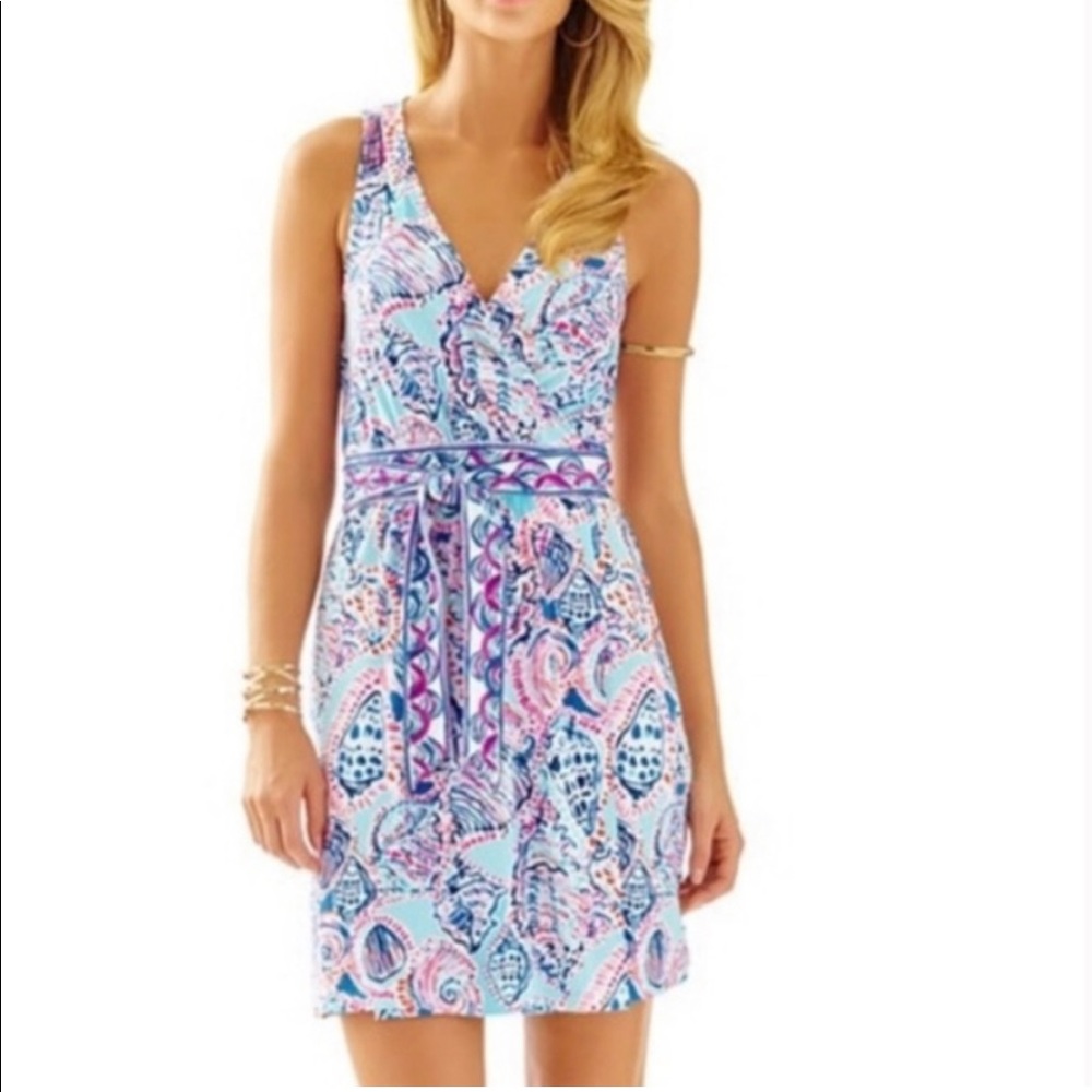 Lilly Pulitzer Bellini Jersey wrap dress